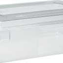 Rubbermaid Commercial Products Polycarbonate Food Storage Box/Tote 8.5 Gallon Clear for Restaurant/Kitchen/Cafeteria, 6" x 26" x 18"