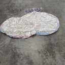 Pool Candy Giant Oyster Shell Lounge with Glitter Pearl Beach Ball