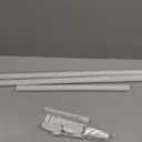 White Closet Rods For Hanging Clothes,41-126 In heavy duty tension rod | Tension Rod For Closet,Adjustable Rod Without Drilling 33lb Heavy Duty Closet Rods Diameter 1.26in-One-Bond Stretching
