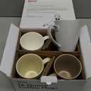 Sweese Porcelain Mugs - 16 Ounce (Top to the Rim) for Coffee, Tea, Cocoa, Set of 4, Neutral Colors