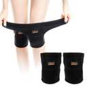 HUEGLO Protective Knee Pads for Dancers,Volleyball Knee Pad for Girls,Soft Sponge Knee Pads for Avoid Floor Burns & Bruising,1Pair,Medium (Black)