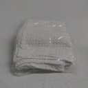 PHF 100% Cotton Waffle Weave Throw Pillow Cover, 22" x 22", No Filling, 2 Pack Elegant Home Decorative Square Throw Pillow Covers for Bed Couch Sofa, White