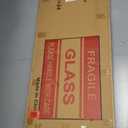 Full Length Mirror 58"x24"  Solid Wood Frame, HD Tempered Glass, Wall Mounted & Leaning, Rustic Modern Decor for Bedroom, Living Room, Entryway, Black