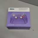 8Bitdo Pro 3 Bluetooth Controller with Swappable ABXY Buttons, TMR Joysticks, Hall Effect Triggers, Pro Back Buttons, Charging Dock, for Switch/Switch 2, Windows, Apple, SteamOS, Android - Purple