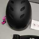 OutdoorMaster Kelvin Ski Helmet - Snowboard Helmet for Men, Women & Youth (Medium, Black+pink)