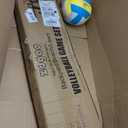 Outdoor Portable Volleyball Net System - Adjustable Height Poles with Soft Volleyball Ball, Pump, Hammer, Boundary Line, and Carry Bag for Backyard, Beach, Lawn