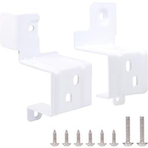 24" Stack Bracket Kit for GE GFA24KITL 24 Inch Front Load Washers and Dryers Laundry Bracket 24in Width Frontload Stacking Kit (White)