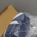 Cozy Bliss Faux Fur Throw Blanket for Couch, Cozy Warm Plush Striped Blanket for Sofa Bedroom Living Room, 60 x 80 Inches Tie-dye Blue