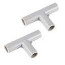2pcs Baby Playpen Parts T-Shaped Joint, Baby Playpen Replacement Parts T Connector 0.7in in Inner Diameter 3-Way Accessories for Play Yard