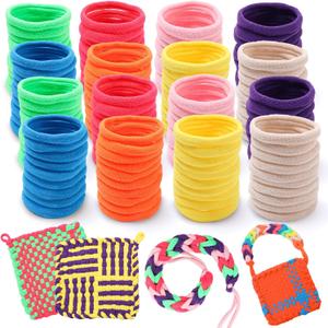 DDAI Weaving Loom Refill Loops Kit  Loom Refill Loops for Weaving Potholder Loom Kit - Arts and Crafts for Kids Ages 6 7 8-12 13 Girls Boys Adults - Crafts Supplies 224 PCS in 8 Bright Colors