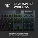 Logitech G915 LIGHTSPEED Wireless RGB Mechanical Gaming Keyboard Clicky, Pro-Grade Wireless, Low Profile Mechanical Switches, 22MM Ultra-Thin Design, Black 