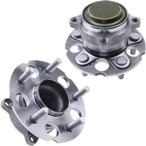 Detroit Axle - FWD Rear Wheel Bearing Hubs for Acura 2013-2018 RDX, 2012-2016 Honda CR-V, 2 Wheel Bearing and Hubs Assembly Replacement Pair Hubs
