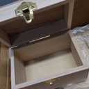 CroBlissful 36 Set 4.7x3.2x3.2'' Unfinished Wood Box with Lock, Classic