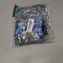 Kuoser Waterproof Dog Coat, Reversible Dog Jacket for Small Dogs, Adjustable Durable Doggie Winter Coat Warm Cozy Puppy Cold Weather Apparel from Small to Large Breed, Blue S (Small (Pack of 1))