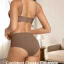 Seamless Underwear for Women No Show No Panty Line Womens Panties High Waisted Ladies Comfortable Briefs 5 Pack (Medium)