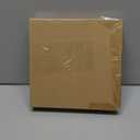 6x6 Picture Frame with Mat for 4x4, Wavy Edge Wooden Real Glass Photo Frame for Tabletop and Wall Hanging, Red, 1 Pack