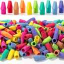 500 x Mr. Pen- Pencil Erasers Toppers, 500 Pack, Colorful, Latex Free, No Smudge, Mr Pen Erasers for Pencils, Bulk Pencil Eraser Caps, Teachers as School Supplies, Classroom Set for Kids