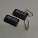 2 for Chamberlain LiftMaster Craftsman Garage Door Opener Remote 893LM 893Max 971LM Universal (Black)
