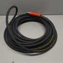 Biswing Pressure Washer Hose 50FT with 3/8 Inch Quick Connect, High Tensile Wire Braided Power Washer Hose, Kink Proof Extension Hose for Cars Floors Swimming Pool Washing, 4000 PSI