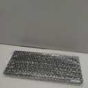 TECKNET 2.4G Wireless Keyboard - Mini Compact Keyboard with Media Hotkeys, 12-Month Battery Life, Compatible with PC, Desktop, Laptop, Smart TV - Black