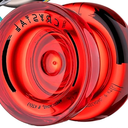 MAGICYOYO K2 Crystal Black Yoyo Professional, Responsive Yoyo for Kids Beginners with Extra Unresponsive Yo Yo Bearing, Pro Plastic Trick Yo Yo for Adults+12 Stings+Bearing Removal Tool+Storage Bag