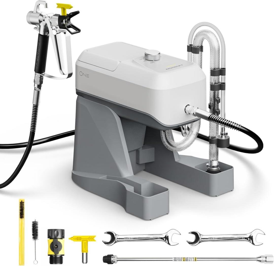 InoKraft ONE Airless Paint Sprayer, One-Knob Control, 3000 PSI
