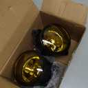 1 Pair Bumper Yellow Lens Fog Light Lamp Assemblies Driving Fog with 55W H11 Halogen Bulbs Compatible with Acura for Ford for Honda for Jaguar for Lincoln for Subaru for Suzuki Replacement