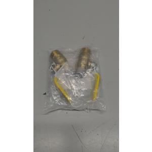 2 Pieces XFITTING 3/4" Pex A Expansion x 3/4" Male Ball Valve, Full Port, Brass
