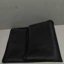 Washing Machine Drip Pan, 27 x 27 Inch Washer Drain Pan, Prevent Water Leakage and Protect Floor, Non-Slip & Anti-Vibration Silicone Mat with Raised Edge, Multi-function Soft Foldable Waterproof Mat (Black)