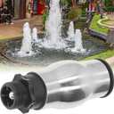Fountain Nozzle Head, 1/2 Inch G1 Thread Frothy Foam Jet Fountain Nozzle Water Spray Stainless Steel Pond Pump Nozzle, for Garden Pond Landscaping Use Library