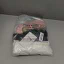 Riyiper 3 Pack Women's Oversized T-Shirt Half Sleeve Summer Tees Casual Loose Fit Crew Neck Basic Tops (Black, White, Pink)