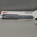 TYMO Automatic Rotating Curling Iron - TYMO CURLPRO Beach Waves Curling Wand, Portable Hair Curler, 500 Million Ionic, Dual Voltage & Lightweight for Travel, Ceramic Coating, 1 Inch, Metallic Gray