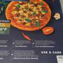 Pizza Pan - 14 Inch Nonstick Pizza Pan for Oven with Widen Handles for Cooking, Baking, and Grilling - Durable, Even Heating, Long-Lasting Kitchen Cookware (1, Black)