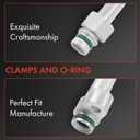 A-Premium A/C Suction Hose Assembly Compatible with Honda CR-V, 2002 2003 2004 2005 2006, 2.4L, Compressor to Evap