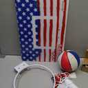 Franklin Sports Mini Basketball Hoops-Indoor Over The Door Mini Hoop+Basketball Sets-Perfect Accessory for Bedroom+Office