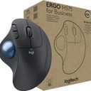 Logitech Ergo M575 Wireless Trackball for Business - Easy Thumb Control, Ergonomic Design, Secured Logi Bolt, Bluetooth, Globally Certified, Windows/Mac/Chrome/Linux - Graphite