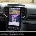 [Anti Glare] Tempered Glass Screen Protector for (2024/2025/2026) Ford Ranger Lariat/Raptor 12.4 Inch Navigation Infotainment Touchscreen [9H] [Anti Fingerprint] (Matte)