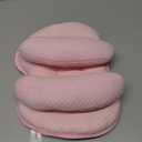 2 in 1 Baby Support Pillow, Banana Shape Baby Neck Head Travel Pillow Stroller Insert Cushion for Kids, Toddler, Pink