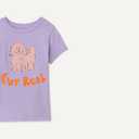 Amazon Essentials Girls and Toddlers' Short-Sleeve T-Shirts (X-Large, Lilac Dog)