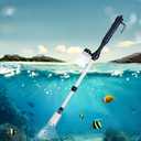 Electric Aquarium Vacuum Gravel Cleaner - 4-in-1 Fish Tank Gravel Cleaner Siphon Vacuum Cleaner, Water Changing, Sand Washing, and Dirt Suction Three-in-One, 24W Automatic Fish Tank Vacuum Cleaner Kit