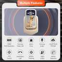 2-Way Video Calling Camera with 2.8" Display, In-House Monitoring Pet Camera with Speaker, 360° View PTZ WiFi AI Motion Detection Indoor for Puppy/Cat/Dog with Phone App Control, Indoor Home Security