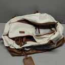 Wogarl Weekender Bags for Women Large Overnight Bag Weekend Travel Duffel Bag Carry on Shoulder with Shoe Compartment Toiletry Bag for Travel Business Gym (Light Brown)