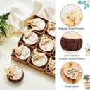 24 Pcs Wedding Candle Holders - Bridal Shower Favors, Rustic Souvenirs for Guest Gifts, Party Decorations