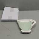 Havawish 60 Pcs Tea Cup Shaped Plates Wonderland Decorations Tea Party Disposable Paper Plates Dinnerware Supplies for Garden Party Birthday Wedding Baby Bridal Shower