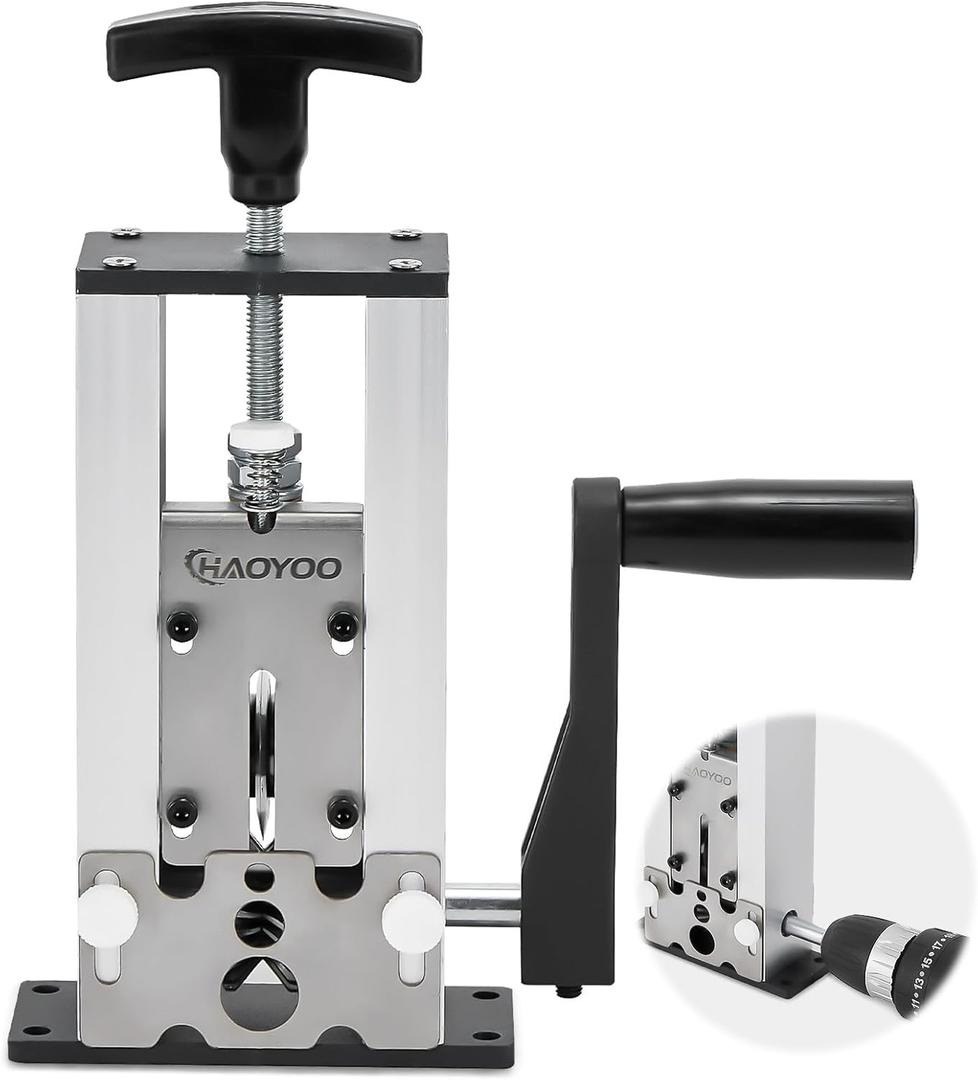 Wire Stripper Machine, Drill-Powered/Manual Two-In-One Wire Strippers Tool, Wire Stripper for 0.06"-1"(1.5~25 mm) Scrap Wire, Wire Stripping Tool for DIY Cable Copper