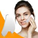 Gua Sha Acupuncture Pen Stainless Steel Face Massager Acupressure Needle Tool Manual Reflexology Tools Easy to Use Full Body Deep Tissue (Silver)