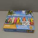 2000 Piece Jigsaw Puzzle for Adults  Vibrant Surfboard and Palm Tree Beach Scene  Fun and Challenging Puzzle Game, Tropical Artwork, Gift for Adults, Home Decor, Family Entertainment (39" x 28")