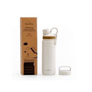 GrandTies Wide Mouth Insulted Bottle, Strawless Jumbo Sized 32oz