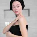 Avalon Towels Bath Towels Set of 4, Size 30 x 60 Inches, Highly Soft and Absorbent, Quick Drying, Lightweight, Perfect for Daily Use (Black)