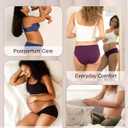 Intimate Portal Cotton Maternity Underwear Under the Bump Foldable Pregnancy Postpartum Panties (XXL)